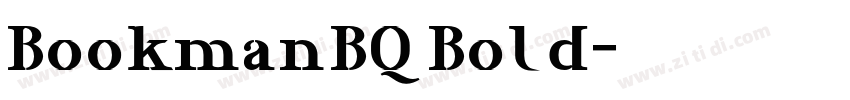 BookmanBQ Bold字体转换 BookmanBQ Bold字体转换